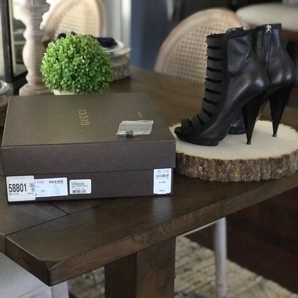 Gucci Olimpia Open Toe Bootie - Picture 7 of 7